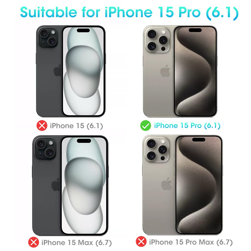 ZORBES Phone Case for iPhone 15 Pro Multifunctional Phone Cover with Folding Phone Ring Grip & Sliding Camera Cover, PC Anti-Scratch Phone Case for iPhone 15 Pro 6.1 inch Black ZORBES Phone Case for iPhone 15 Pro Multifunctional Phone Cover with Folding Phone Ring Grip & Sliding Camera Cover, PC Anti-Scratch Phone Case for iPhone 15 Pro 6.1 inch Black